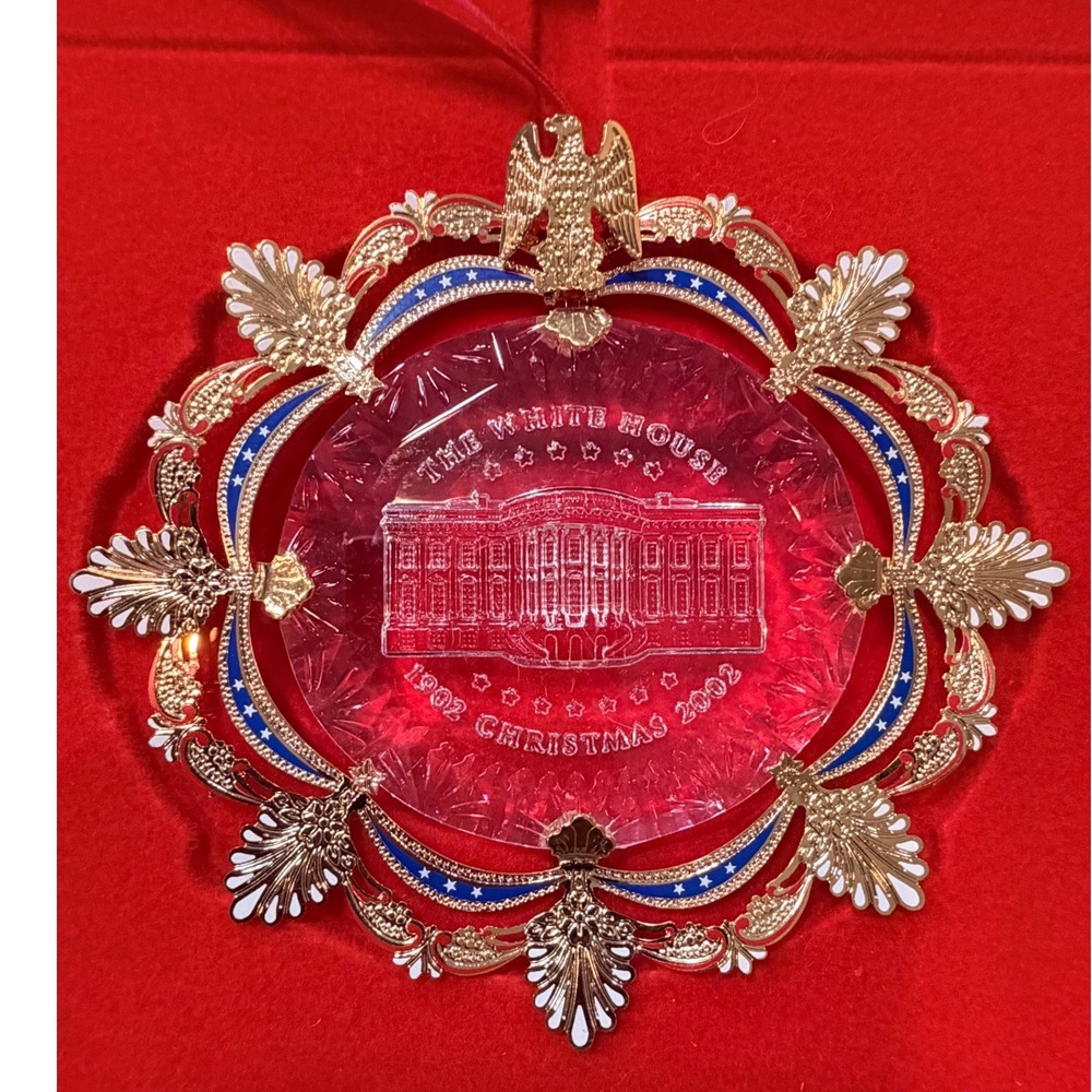 White House Historical Association 2002 Christmas Ornament 1902 Roosevelt Boxed